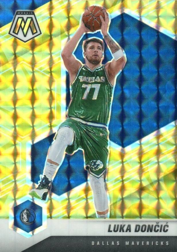 2020  Panini Mosaic Luka Doncic #47 Basketball Card