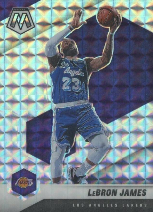 2020  Panini Mosaic LeBron James #81 Basketball Card