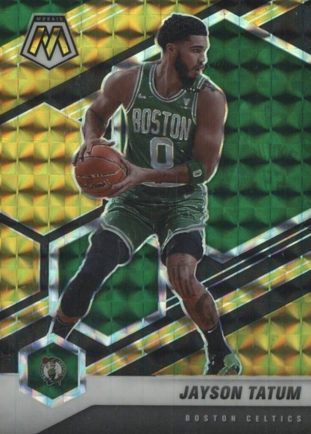 2020  Panini Mosaic Jayson Tatum #107 Basketball Card