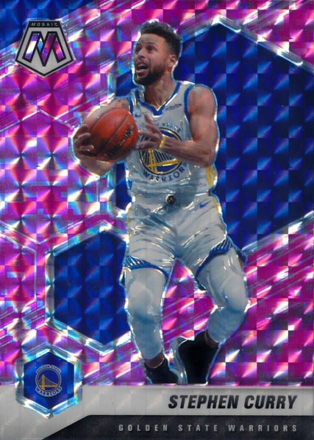 2020  Panini Mosaic Stephen Curry #175 Basketball Card