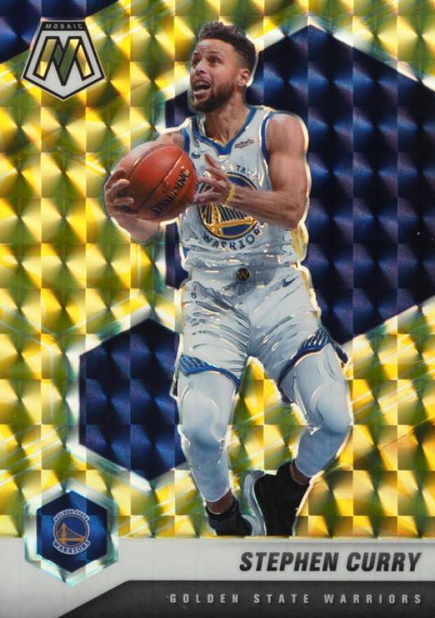 2020  Panini Mosaic Stephen Curry #175 Basketball Card