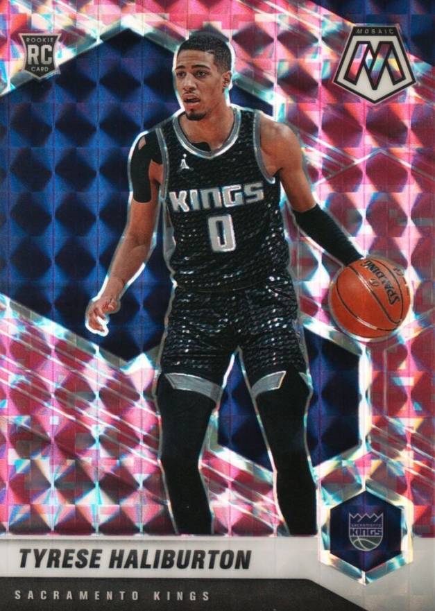 2020  Panini Mosaic Tyrese Haliburton #204 Basketball Card