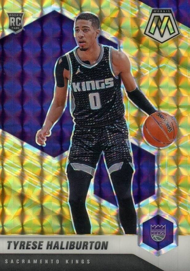 2020  Panini Mosaic Tyrese Haliburton #204 Basketball Card