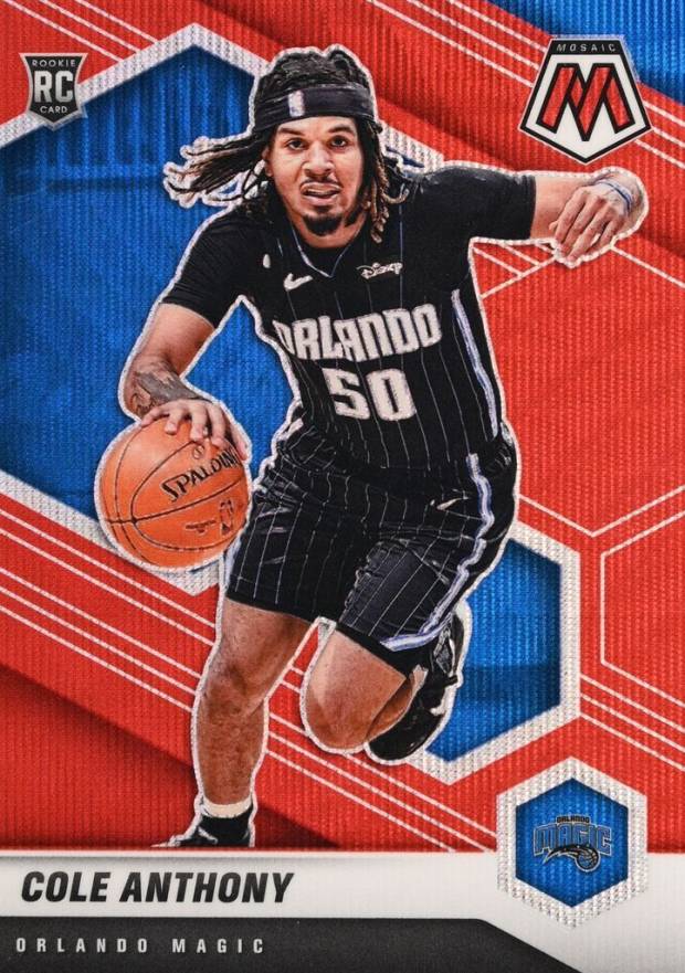 2020  Panini Mosaic Cole Anthony #207 Basketball Card