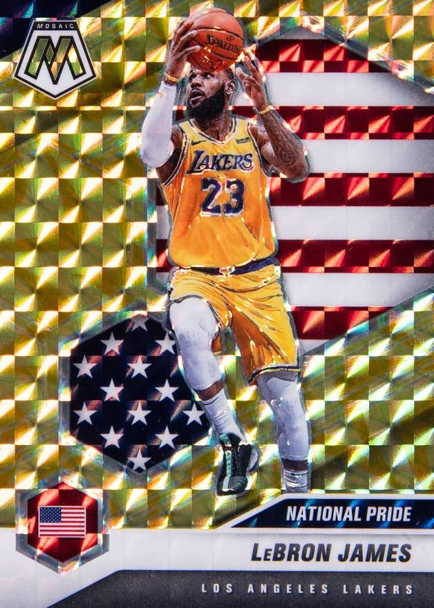 2020  Panini Mosaic LeBron James #247 Basketball Card