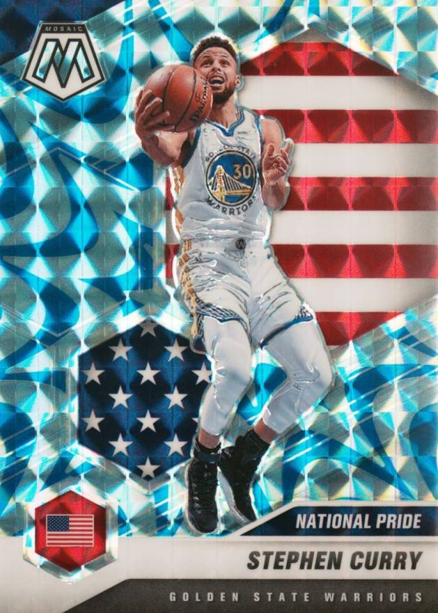 2020  Panini Mosaic Stephen Curry #249 Basketball Card