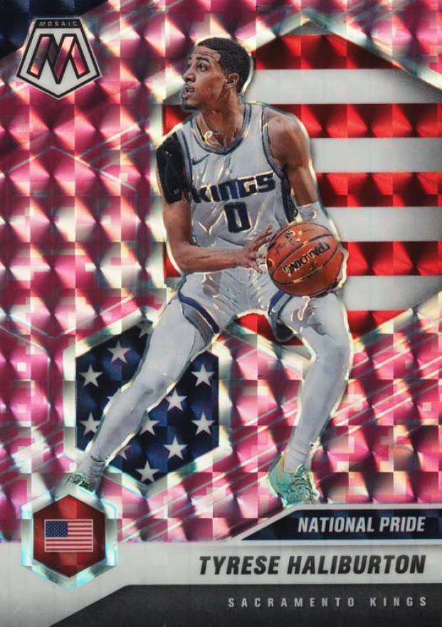 2020  Panini Mosaic Tyrese Haliburton #258 Basketball Card