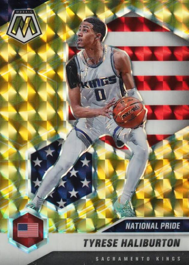 2020  Panini Mosaic Tyrese Haliburton #258 Basketball Card