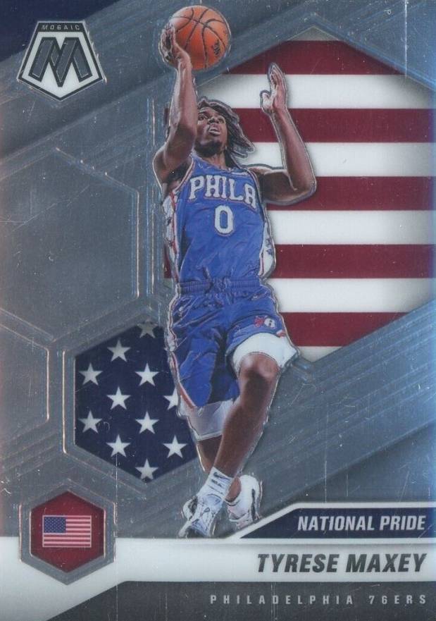 2020  Panini Mosaic Tyrese Maxey #259 Basketball Card