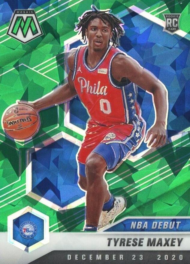 2020  Panini Mosaic Tyrese Maxey #263 Basketball Card