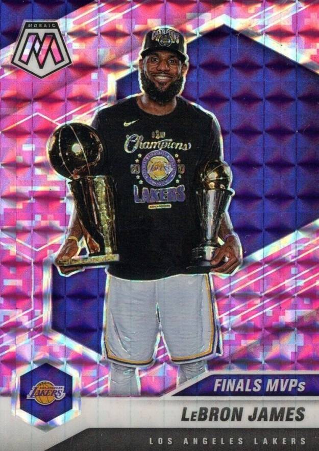 2020  Panini Mosaic LeBron James #297 Basketball Card