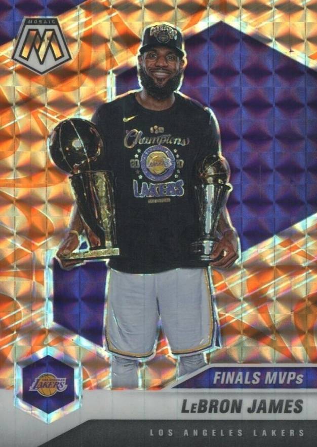 2020  Panini Mosaic LeBron James #297 Basketball Card