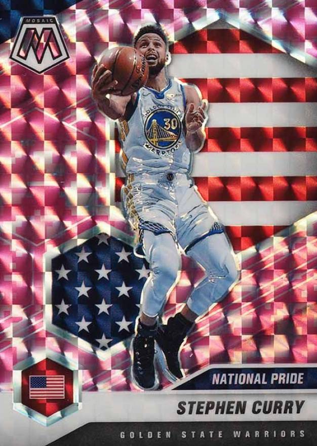 2020  Panini Mosaic Stephen Curry #249 Basketball Card