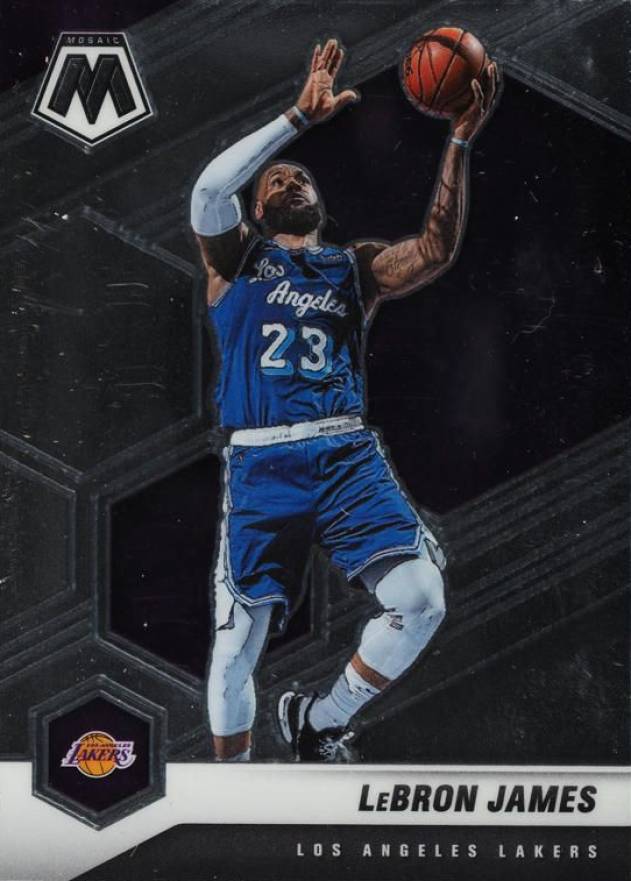 2020  Panini Mosaic LeBron James #81 Basketball Card