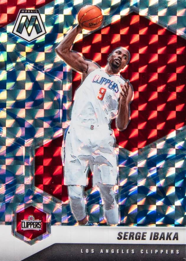 2020  Panini Mosaic Serge Ibaka #115 Basketball Card