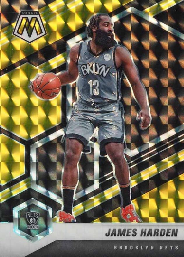 2020  Panini Mosaic James Harden #173 Basketball Card