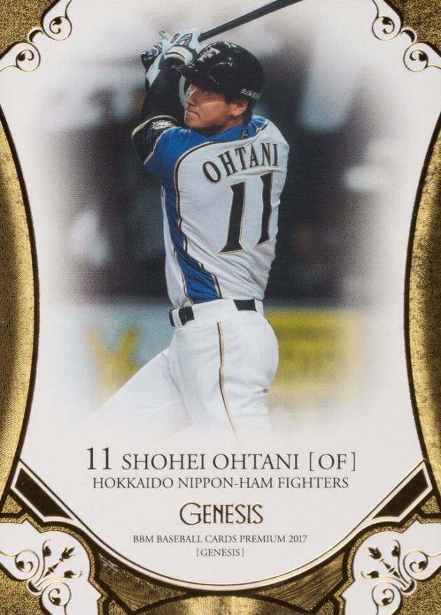 2017 BBM Genesis Shohei Ohtani #8 Baseball Card