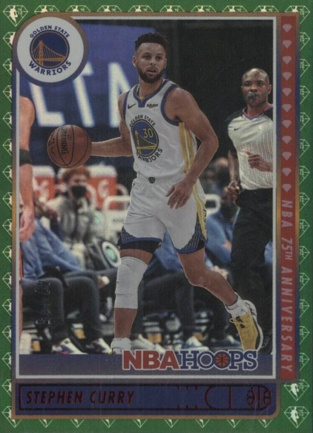 2021 Panini NBA Hoops Stephen Curry #18 Basketball Card