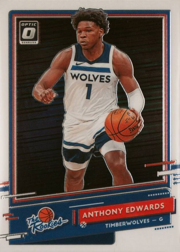 2020  Panini Donruss Optic the Rookies Anthony Edwards #5 Basketball Card