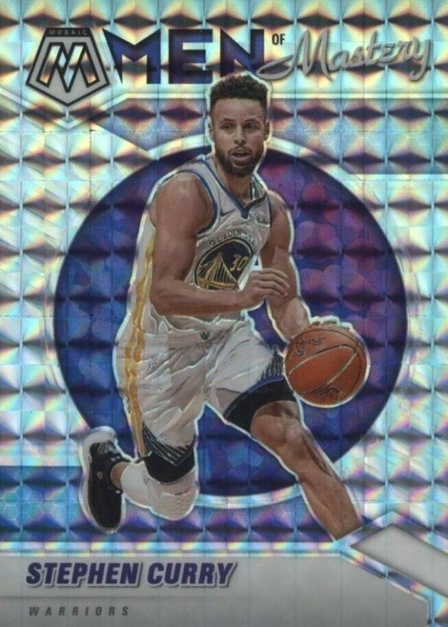 2020 Panini Mosaic Men of Mastery Stephen Curry #16 Basketball Card