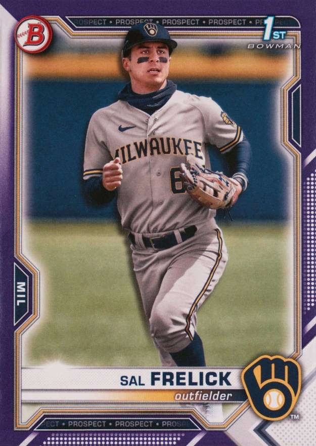 2021 Bowman Draft Sal Frelick #BD172 Baseball Card