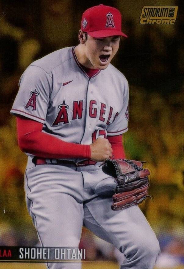 2021 Topps Stadium Club Chrome Shohei Ohtani #37 Baseball Card