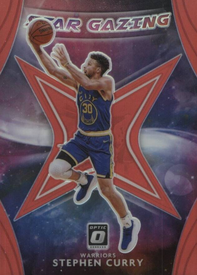 2020 Panini Donruss Optic Star Gazing Stephen Curry #8 Basketball Card