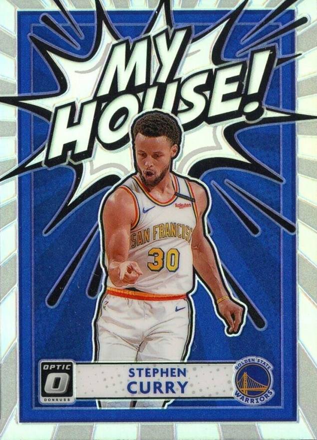 2020 Panini Donruss Optic My House! Stephen Curry #5 Basketball Card