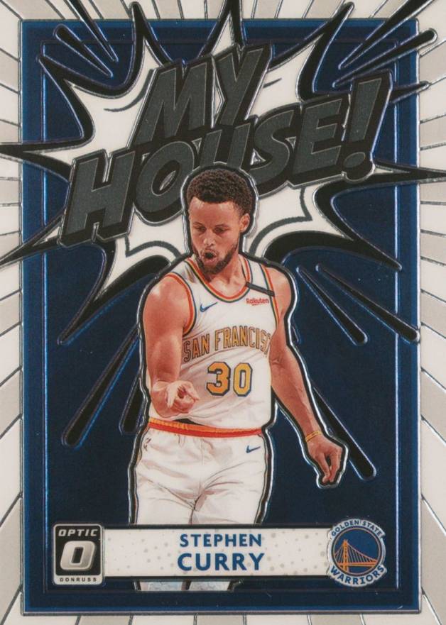 2020 Panini Donruss Optic My House! Stephen Curry #5 Basketball Card