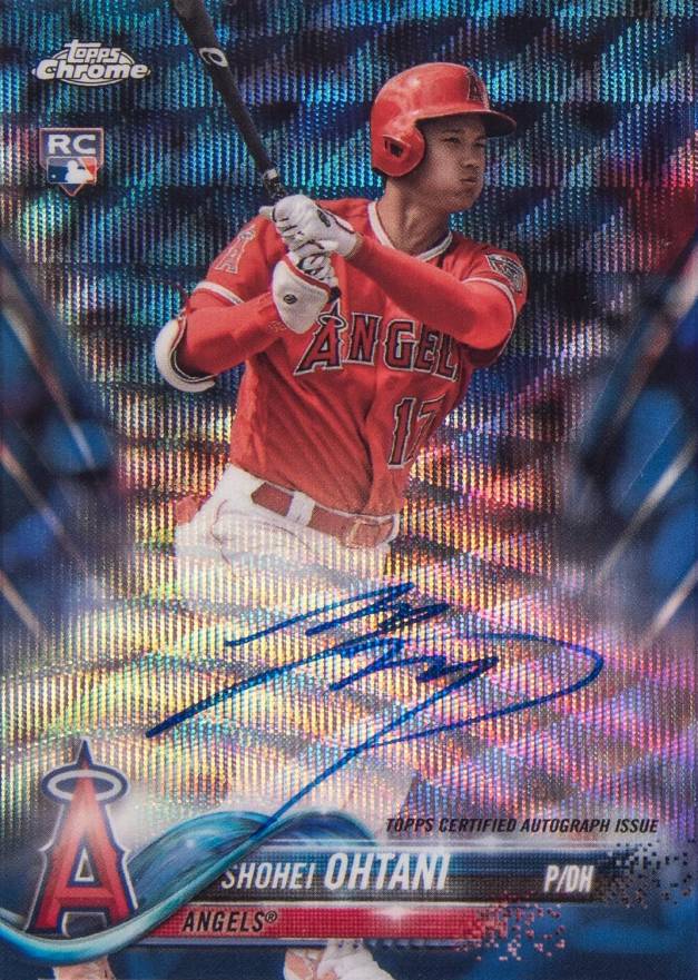 2018 Topps Chrome Employee Exclusive Autograph Shohei Ohtani #2018 Baseball Card