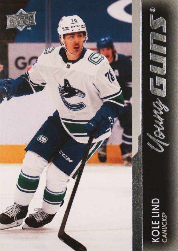 2021 Upper Deck Kole Lind #247 Hockey Card