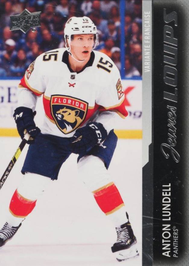 2021 Upper Deck Anton Lundell #489 Hockey Card