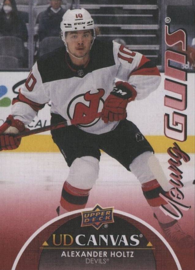 2021 Upper Deck Canvas Alexander Holtz #C381 Hockey Card