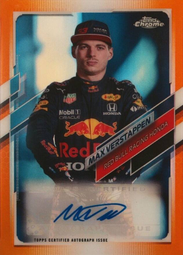 2021 Topps Chrome Formula 1 Autographs Max Verstappen #CAMV Other Sports Card