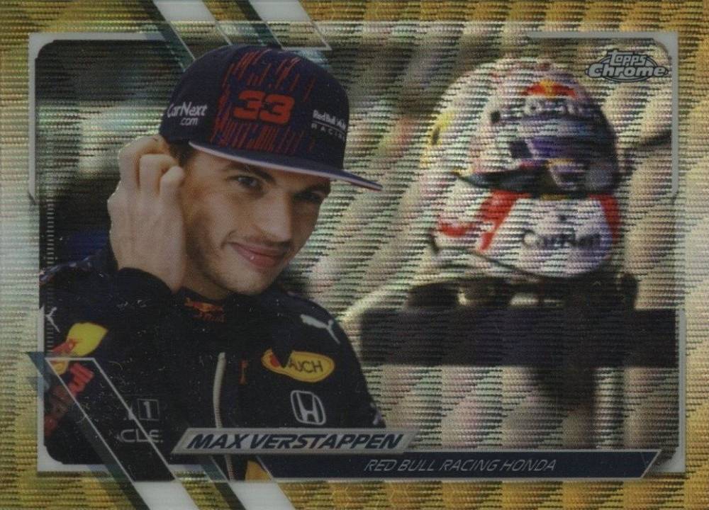 2021 Topps Chrome Formula 1 Max Verstappen #43 Other Sports Card