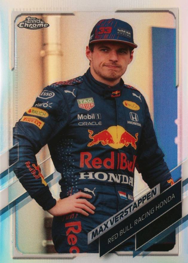 2021 Topps Chrome Formula 1 Max Verstappen #55 Other Sports Card