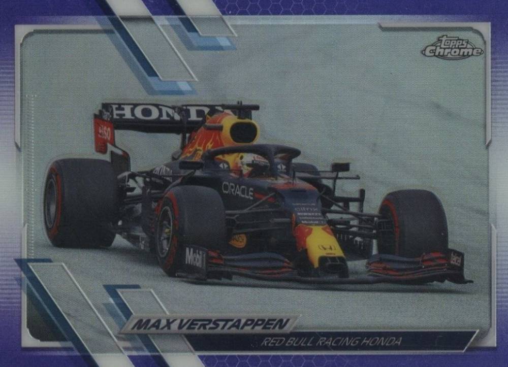 2021 Topps Chrome Formula 1 Max Verstappen #98 Other Sports Card