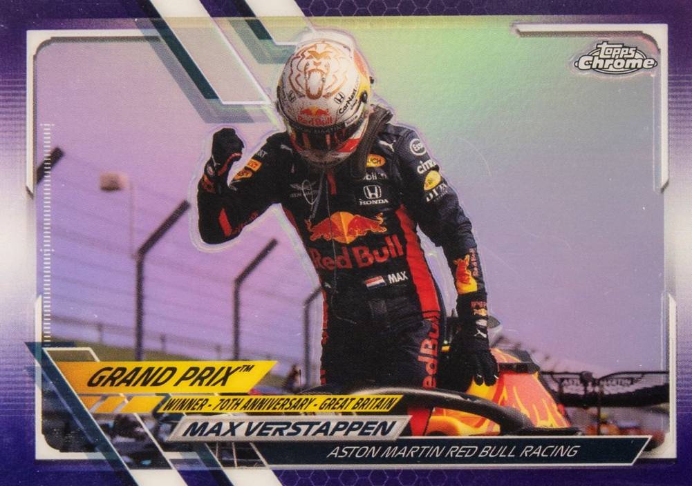 2021 Topps Chrome Formula 1 Max Verstappen #142 Other Sports Card