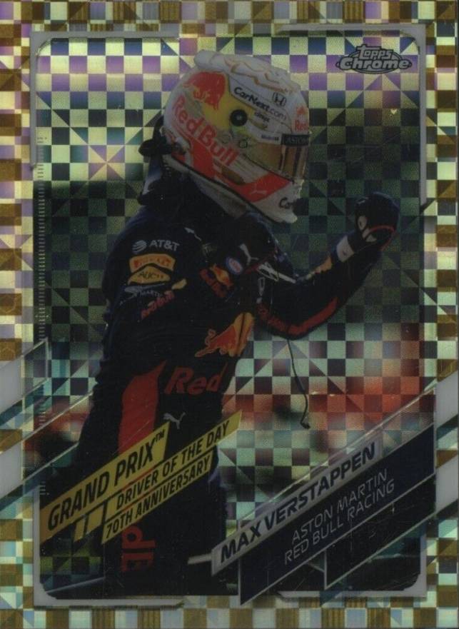 2021 Topps Chrome Formula 1 Max Verstappen #167 Other Sports Card