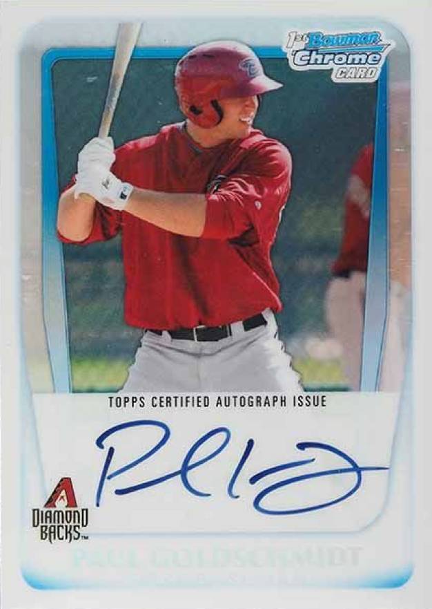 2011 Bowman Chrome Prospects Paul Goldschmidt #BCP99 Baseball Card