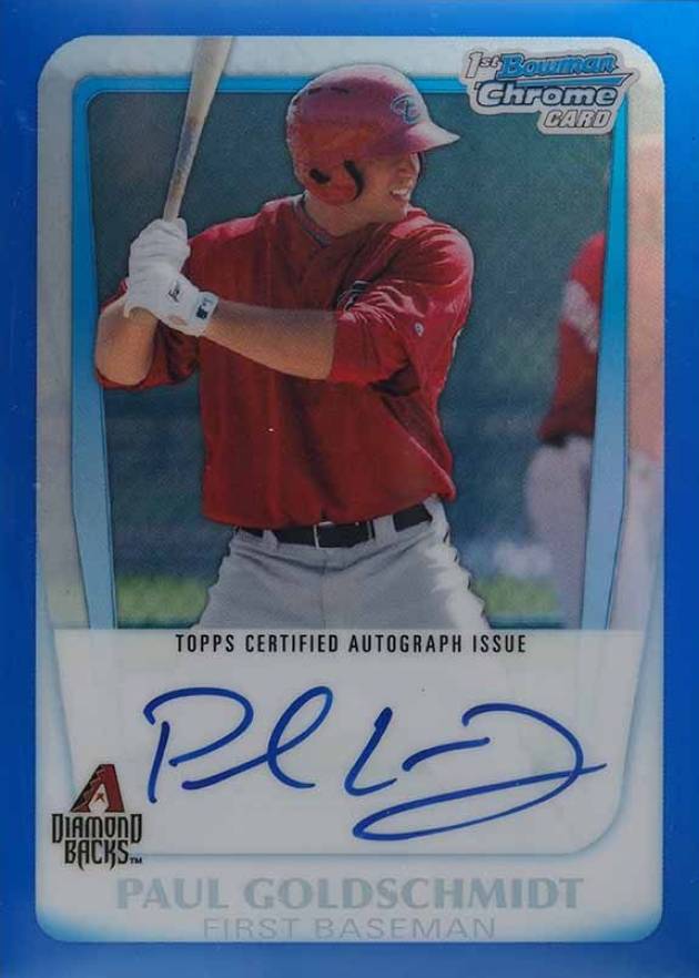 2011 Bowman Chrome Prospects Paul Goldschmidt #BCP99 Baseball Card