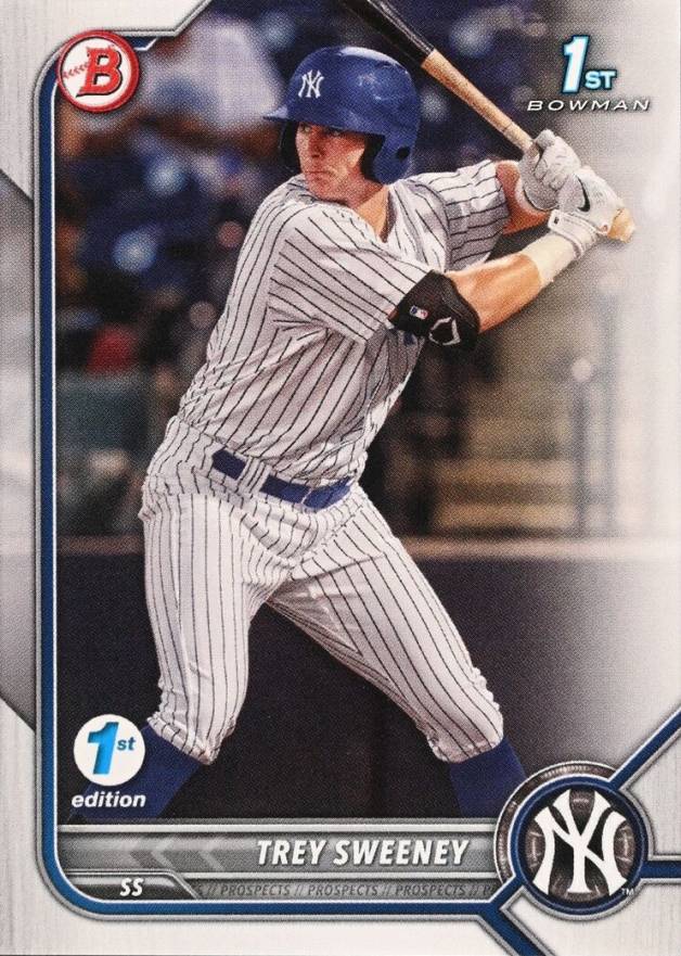 2022 Bowman 1st Edition Trey Sweeney #BPPF137 Baseball Card