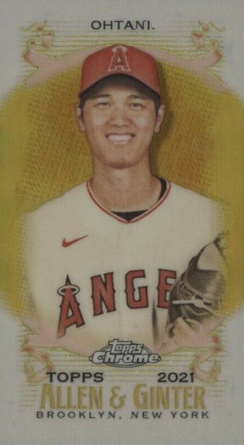 2021 Topps Allen & Ginter Chrome Shohei Ohtani #25 Baseball Card