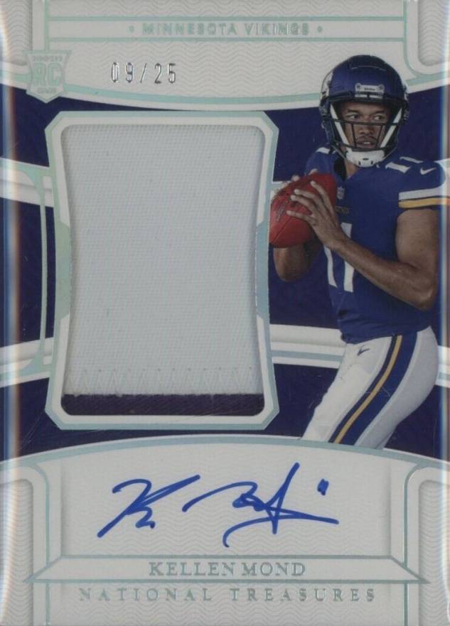 2021 Panini National Treasures Kellen Mond #176 Football Card