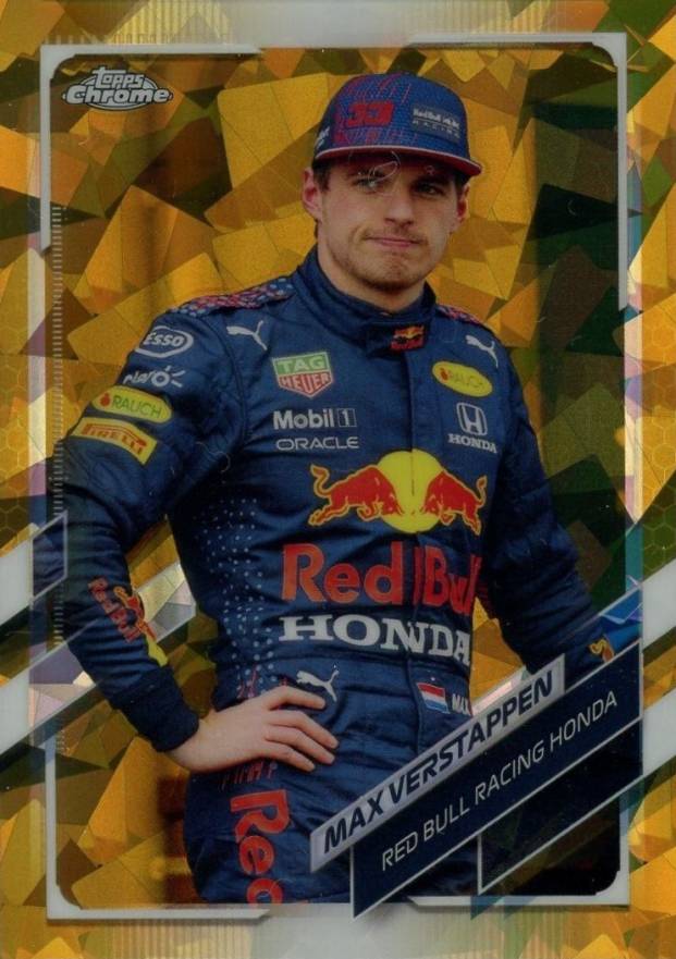 2021  Topps Chrome Formula 1 Sapphire Edition Max Verstappen #55 Other Sports Card