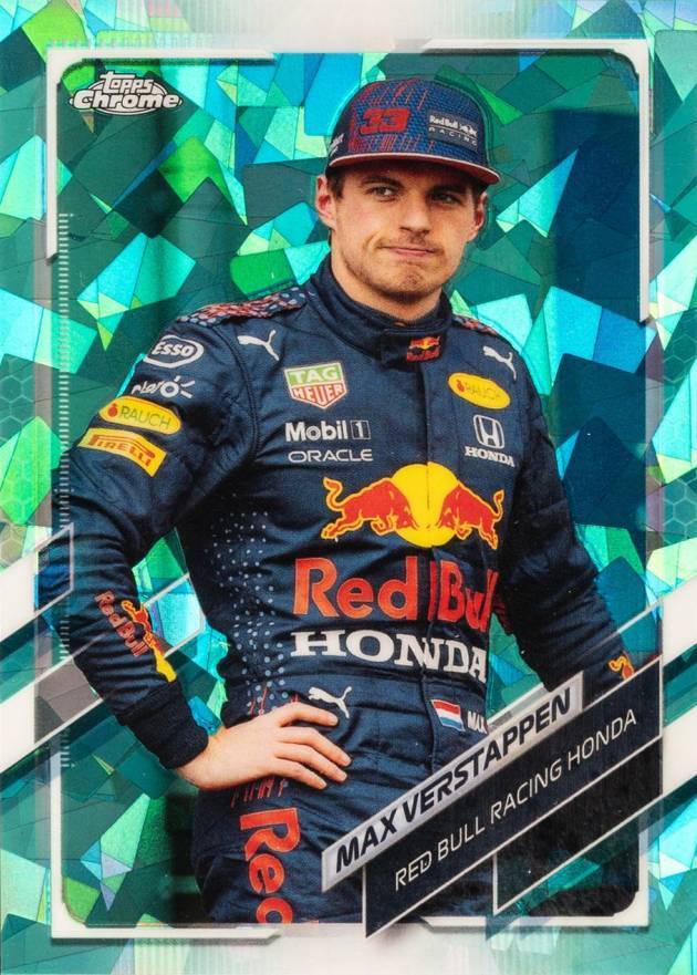 2021  Topps Chrome Formula 1 Sapphire Edition Max Verstappen #55 Other Sports Card