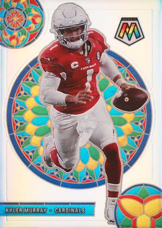 2021 Panini Mosaic Glass Mosaic Kyler Murray #GM1 Football Card