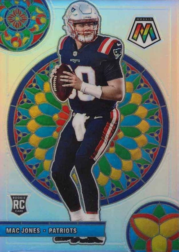 2021 Panini Mosaic Glass Mosaic Mac Jones #GM23 Football Card