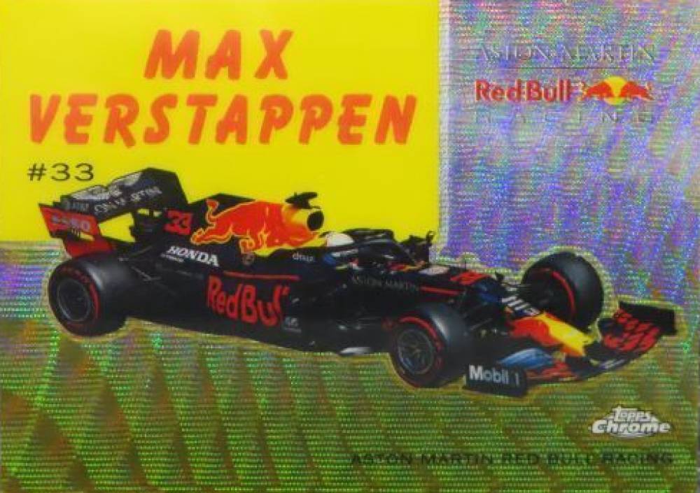 2020 Topps Chrome Formula 1 1954 World on Wheels Max Verstappen #5 Other Sports Card