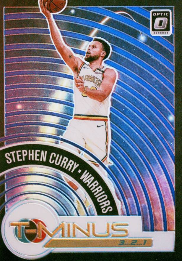 2020 Panini Donruss Optic T-Minus 3...2...1 Stephen Curry #1 Basketball Card